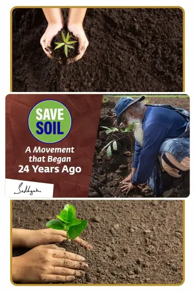 save soil - Sadhguru